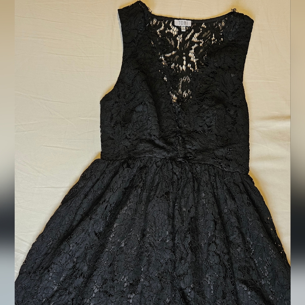 Black Lace Tobi Dress